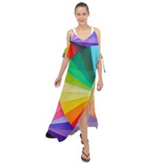 Bring Colors To Your Day Maxi Chiffon Cover Up Dress by elizah032470