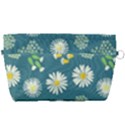 Drawing Flowers Meadow White Handbag Organizer View2