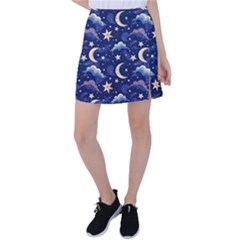 Night Moon Seamless Tennis Skirt by Maspions