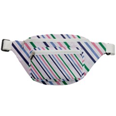 Retro Vintage Stripe Pattern Abstract Fanny Pack by Maspions