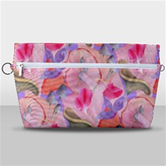 Pink Glowing Flowers Handbag Organizer by Sparkle