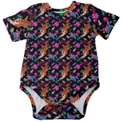 Beautiful Pattern Baby Short Sleeve Bodysuit by Sparkle