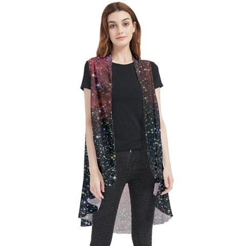 Ngc7635 Sleeveless Chiffon Waistcoat Shirt by idjy