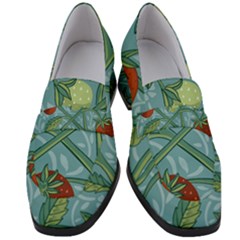 Spring Time Women s Chunky Heel Loafers by AlexandrouPrints