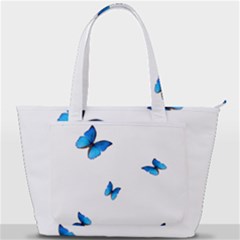 Butterfly-blue-phengaris Back Pocket Shoulder Bag  by saad11