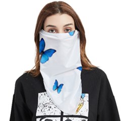 Butterfly-blue-phengaris Face Covering Bandana (triangle) by saad11