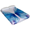 Butterfly-drawing-art-fairytale  Fitted Sheet (Queen Size) View2