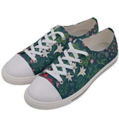 Spring Design  Women s Low Top Canvas Sneakers by AlexandrouPrints