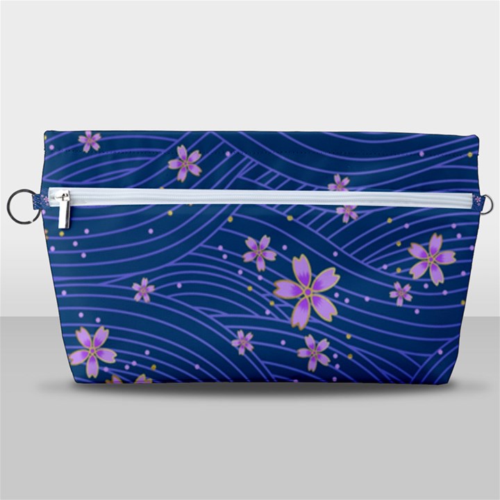 Flowers Floral Background Handbag Organizer