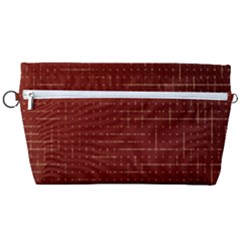 Grid Background Pattern Wallpaper Handbag Organizer by Maspions