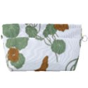 Nasturtium Flower Plant Leaves Handbag Organizer View2