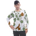 Nasturtium Flower Plant Leaves Men s Pique Long Sleeve T-Shirt View1