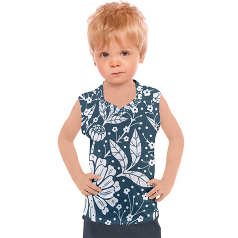 Spring Pattern Kids  Sport Tank Top by AlexandrouPrints