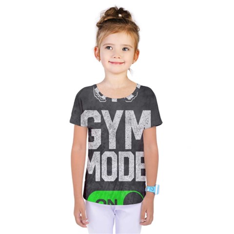 Gym Mode Kids  One Piece T-shirt by Store67