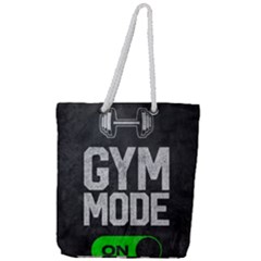 Gym Mode Full Print Rope Handle Tote (large) by Store67