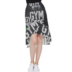 Gym Mode Frill Hi Low Chiffon Skirt by Store67