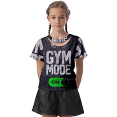 Gym Mode Kids  Front Cut T-shirt by Store67