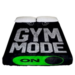 Gym Mode Fitted Sheet (california King Size) by Store67