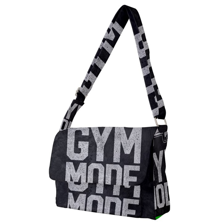 Gym mode Full Print Messenger Bag (L)