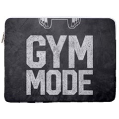 Gym Mode 17  Vertical Laptop Sleeve Case With Pocket by Store67