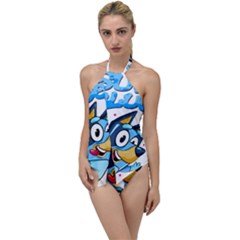 Super Bluey Go With The Flow One Piece Swimsuit by avitendut