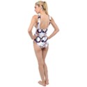 bluey rainbow Cross Front Low Back Swimsuit View2