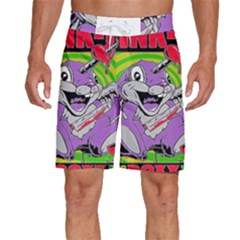 Blink 182 Men s Beach Shorts by avitendut