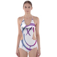 Blink 182 Logo Cut-out One Piece Swimsuit by avitendut