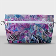 Pink Swirls Flow Handbag Organizer by kaleidomarblingart