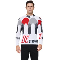 Be Strong  Men s Long Sleeve Rash Guard by Raju