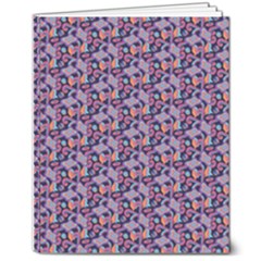 Trippy Cool Pattern 8  X 10  Softcover Notebook by designsbymallika