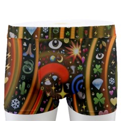 Swirl Vortex Emoji Cyclone Motion Art Men s Boxer Briefs by Paksenen