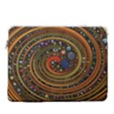 Swirl Vortex Emoji Cyclone Motion Art 15  Vertical Laptop Sleeve Case With Pocket View1