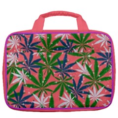 Cannabis Travel Toiletry Bag With Hanging Hook by Givinglala