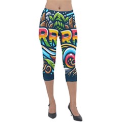 Aae24150-0412-4269-b61e-3879f8d676ed Lightweight Velour Capri Leggings  by RiverRootsReggae