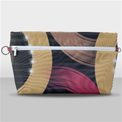 Circle Colorful Shine Line Pattern Geometric Handbag Organizer by Proyonanggan