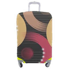 Circle Colorful Shine Line Pattern Geometric Luggage Cover (medium) by Proyonanggan