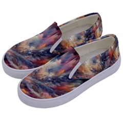 Fa1b89bd-d225-4e0a-b736-7b40b9a60316 Kids  Canvas Slip Ons by RiverRootz