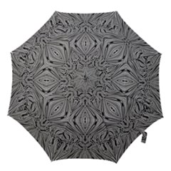 Black And White Pattern 1 Hook Handle Umbrellas (small) by 2607694