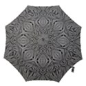 Black And White Pattern 1 Hook Handle Umbrellas (Small) View1