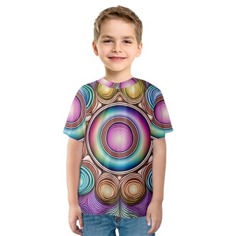 Pattern 3 Kids  Sport Mesh T-shirt by 2607694