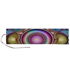 Pattern 3 Roll Up Canvas Pencil Holder (l) by 2607694