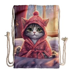 Cat 2 Drawstring Bag (large) by 2607694a