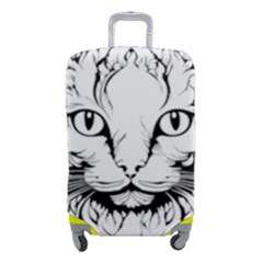 Cat - Artistic Paper Cut Luggage Cover (small) by 2607694c