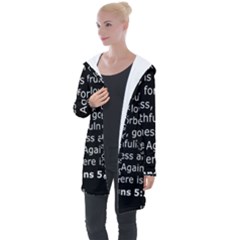 Galatians 5 Longline Hooded Cardigan by RiverRootz