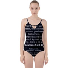 Galatians 5 Cut Out Top Tankini Set by RiverRootz