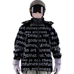 Galatians 5 Women s Zip Ski And Snowboard Waterproof Breathable Jacket by RiverRootz