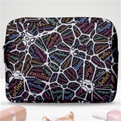 Mental Human Experience Mindset Make Up Pouch (large) by Paksenen