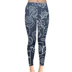 Internet Planet Drink Computer Everyday Leggings  by Proyonanggan