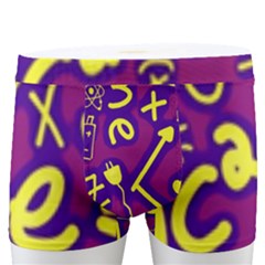 Background Doodles Math Men s Boxer Briefs by Bedest